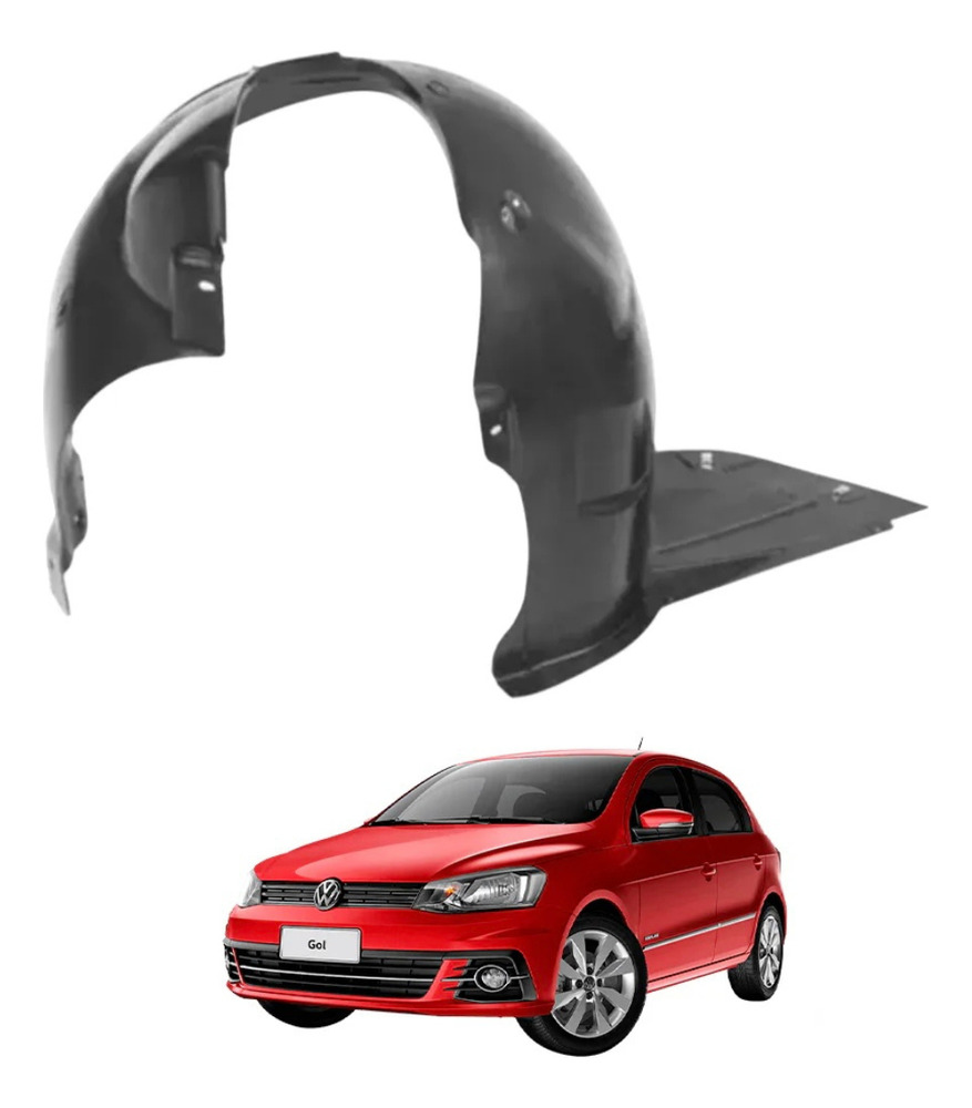Guardafango Plastico Delant. Izquierdo 1.6 Volksw Gol G5 /13 - Imagen 5