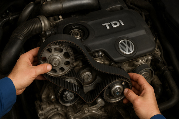 Kit De Distribución Vw Amarok C/ Bomba 2.0 Tdi Ina Aleman - Imagen 10