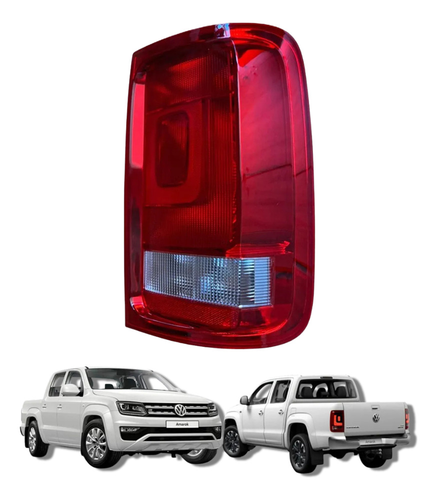 Farol Trasero Derecho Copiloto Vw Amarok 2.0 2010-2025 Derecho/pasajero Rojo