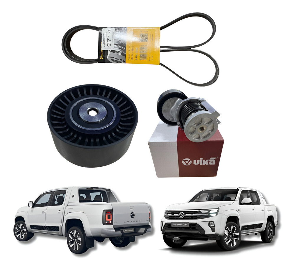 Kit Correa + Tensor Dinamico + Polea Guia Vw Amarok 2.0 - Imagen 5